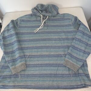 Tommy Bahama Men's Blue Ocean Baja Beach Hoodie  Size 3XL Surf